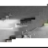 Mexen Next L paravent de baignoire 1 volet 60 x 150 cm, givré, blanc - 895-060-000-03-30-20