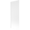 Mexen Next L paravent de baignoire 1 volet 70 x 150 cm, givré, blanc - 895-070-000-03-30-20