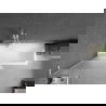 Mexen Next L paroi de baignoire 1-volet 80 x 150 cm, givré, blanc - 895-080-000-03-30-20