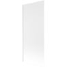 Mexen Next L pare-douche de baignoire 1 volet 80 x 150 cm, givré, blanc - 895-080-000-03-30-20