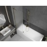 Mexen Next L paroi de baignoire 1 vantail 60 x 150 cm, givré, doré - 895-060-000-03-30-50