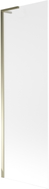 Mexen Next L paroi de baignoire 1 vantail 60 x 150 cm, givré, doré - 895-060-000-03-30-50