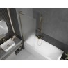 Mexen Next L pare-douche 1 volet 70 x 150 cm, givré, doré - 895-070-000-03-30-50
