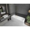 Mexen Next L pare-douche 1 volet 70 x 150 cm, givré, doré - 895-070-000-03-30-50