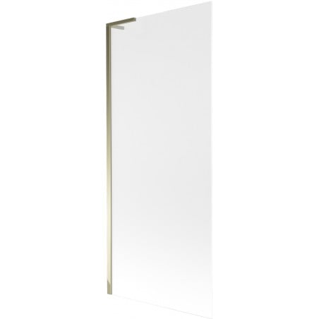 Mexen Next L paroi de baignoire 1 volet 80 x 150 cm, givré, doré - 895-080-000-03-30-50