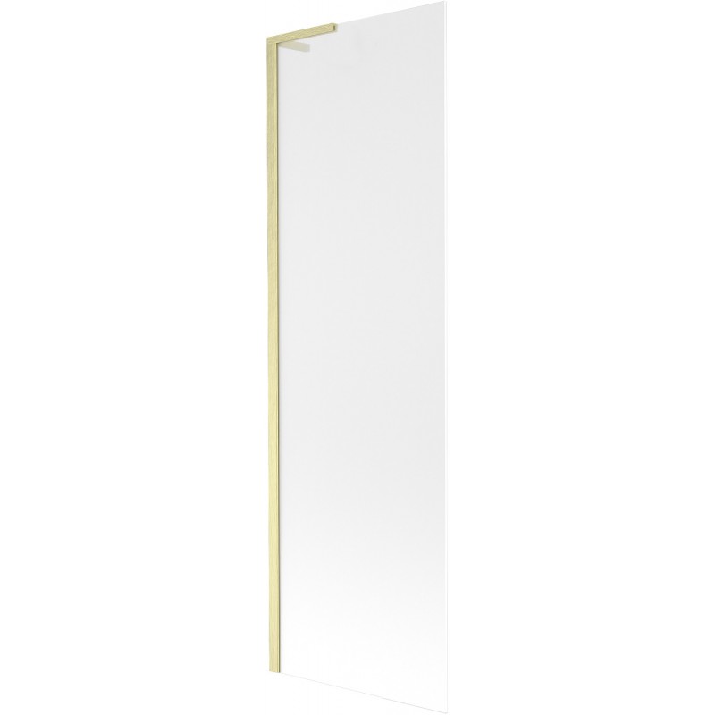 Mexen Next L paroi de baignoire 1 volet 60 x 150 cm, dépoli, or brossé - 895-060-000-03-30-55