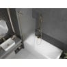 Mexen Next L paravent de baignoire 1-volet 70 x 150 cm, givre, or brossé - 895-070-000-03-30-55