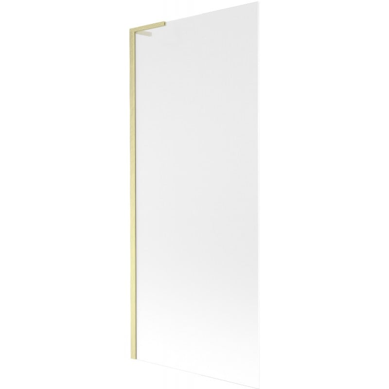 Mexen Next L pare-douche de baignoire 1-volet 80 x 150 cm, givré, or brossé - 895-080-000-03-30-55