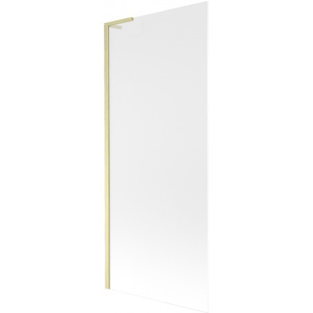 Mexen Next L pare-douche de baignoire 1-volet 80 x 150 cm, givré, or brossé - 895-080-000-03-30-55