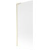 Mexen Next L pare-douche de baignoire 1-volet 80 x 150 cm, givré, or brossé - 895-080-000-03-30-55