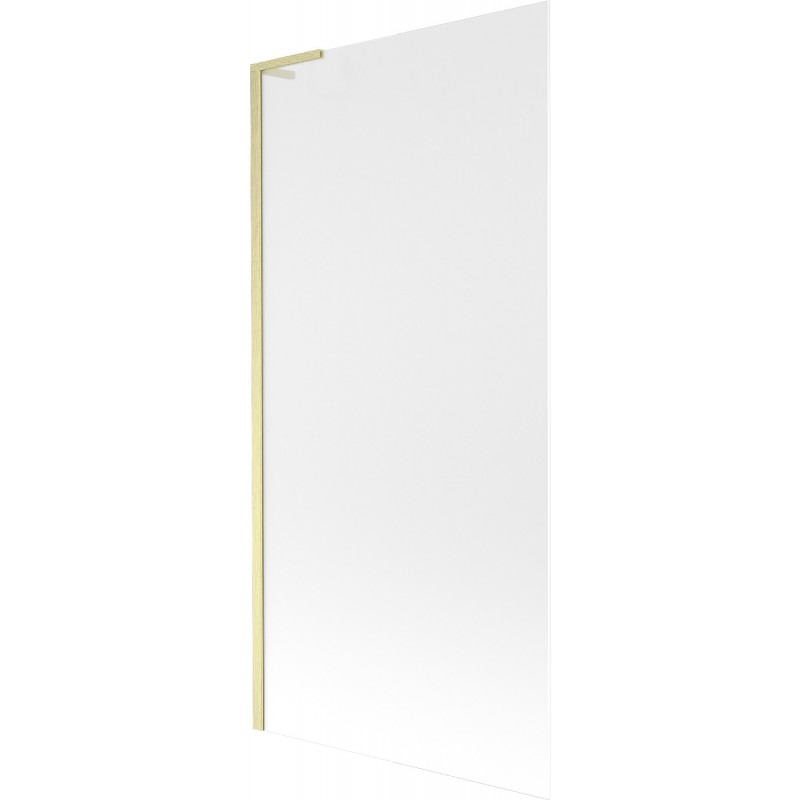 Mexen Next L paroi de baignoire 1-volet 90 x 150 cm, givrée, or brossé - 895-090-000-03-30-55