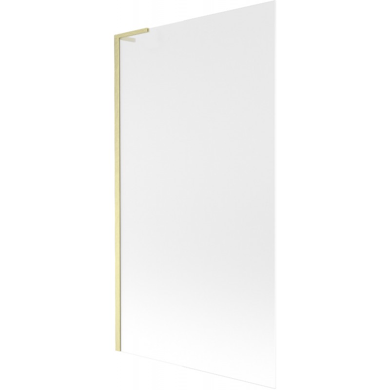 Mexen Next L paravent de baignoire 1 volet 100 x 150 cm, givre, or brossé - 895-100-000-03-30-55