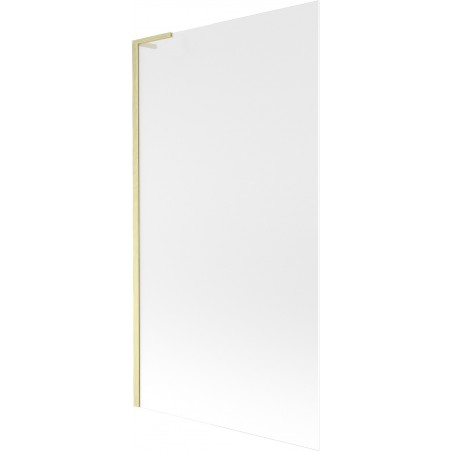 Mexen Next L paravent de baignoire 1 volet 100 x 150 cm, givre, or brossé - 895-100-000-03-30-55
