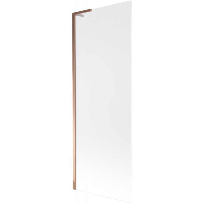 Mexen Next L paroi de baignoire 1 vantail 70 x 150 cm, givre, or rose - 895-070-000-03-30-60