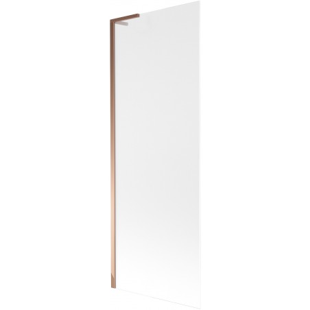 Mexen Next L paroi de baignoire 1 vantail 70 x 150 cm, givre, or rose - 895-070-000-03-30-60
