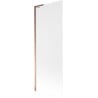 Mexen Next L paroi de baignoire pliante 1-volet 70 x 150 cm, dépoli, or rose - 895-070-000-03-30-60