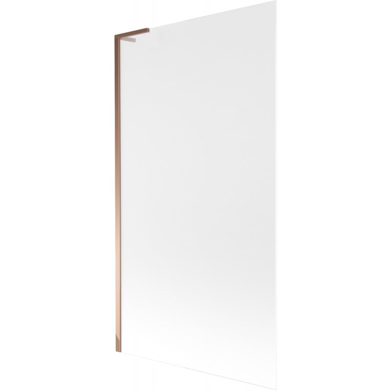 Mexen Next L paroi de baignoire 1 volet 100 x 150 cm, givré, or rose - 895-100-000-03-30-60