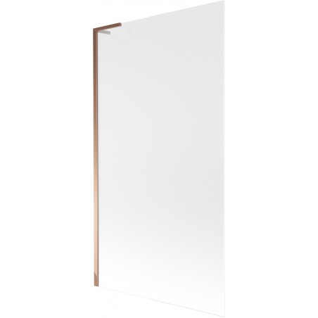 Mexen Next L paroi de baignoire 1 volet 100 x 150 cm, givré, or rose - 895-100-000-03-30-60
