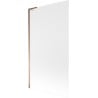 Mexen Next L paroi de baignoire 1 volet 100 x 150 cm, givré, or rose - 895-100-000-03-30-60
