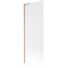 Mexen Next L paroi de baignoire 1-volet 70 x 150 cm, givrée, cuivre brossé - 895-070-000-03-30-65