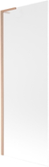 Mexen Next L paroi de baignoire 1 battant 70 x 150 cm, satiné, cuivre brossé - 895-070-000-03-30-65