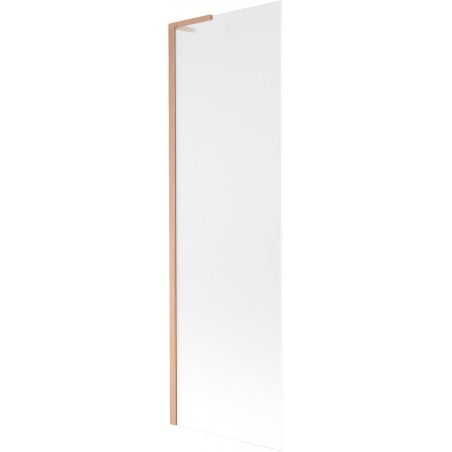 Mexen Next L paroi de baignoire 1 volet 60 x 150 cm, givré, cuivre brossé - 895-060-000-03-30-65