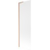 Mexen Next L paroi de baignoire 1 volet 60 x 150 cm, givré, cuivre brossé - 895-060-000-03-30-65