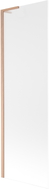 Mexen Next L paroi de baignoire 1 volet 60 x 150 cm, givré, cuivre brossé - 895-060-000-03-30-65
