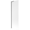 Mexen Next L paroi de baignoire 1 volet 60 x 150 cm, givre, gris métallisé brossé - 895-060-000-03-30-66