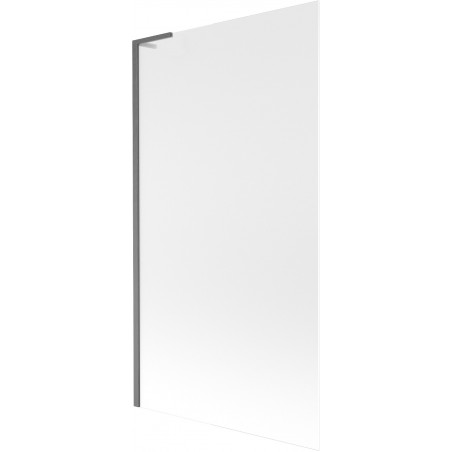 Mexen Next L paroi de baignoire 1 volet 100 x 150 cm, givre, gris canon brossé - 895-100-000-03-30-66
