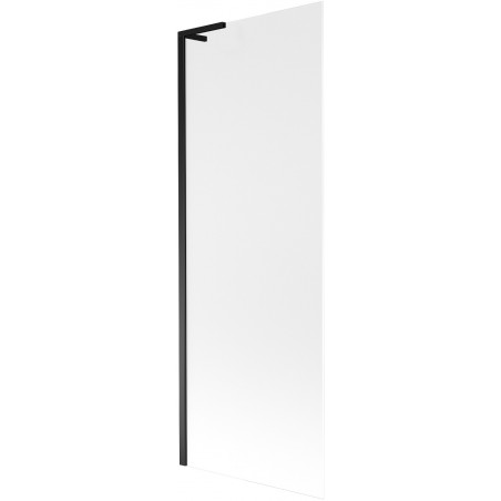 Mexen Next L paroi de baignoire 1 volet 70 x 150 cm, givré, noir - 895-070-000-03-30-70