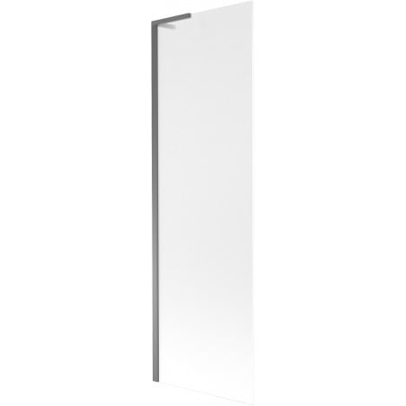 Mexen Next L paroi de baignoire 1 volet 60 x 150 cm, givre, métal canon - 895-060-000-03-30-95