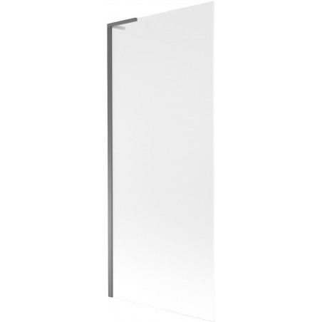 Paroi de baignoire Mexen Next L 1 volet 80 x 150 cm, givre, métal noir - 895-080-000-03-30-95