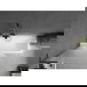Paroi de baignoire 1 vantail Mexen Next L 90 x 150 cm, dépoli, gun metal - 895-090-000-03-30-95