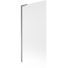 Mexen Next L paravent de baignoire 1 volet 90 x 150 cm, dépoli, gun metal - 895-090-000-03-30-95