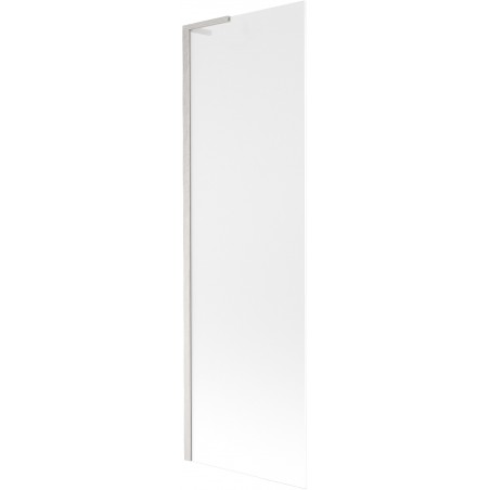 Mexen Next L paroi de baignoire à 1 volet 60 x 150 cm, givré, nickel brossé - 895-060-000-03-30-97