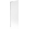 Mexen Next L paroi de baignoire 1 volet 70 x 150 cm, givré, nickel brossé - 895-070-000-03-30-97