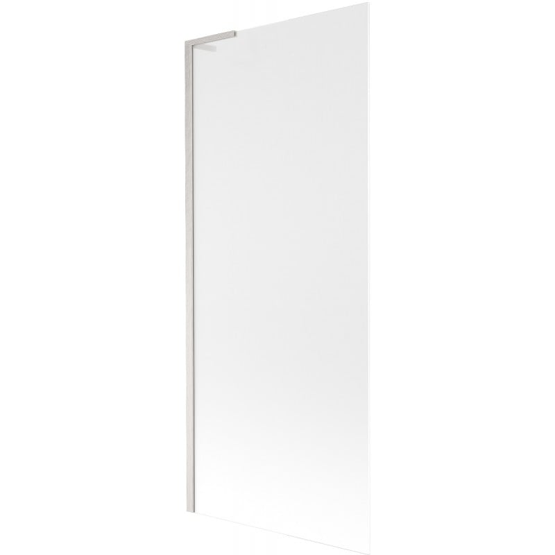 Mexen Next L paroi de baignoire à 1 volet 80 x 150 cm, givre, nickel brossé - 895-080-000-03-30-97
