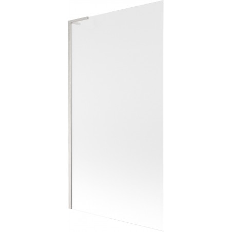 Mexen Next L paravent de baignoire à 1 volet 100 x 150 cm, givre, nickel brossé - 895-100-000-03-30-97
