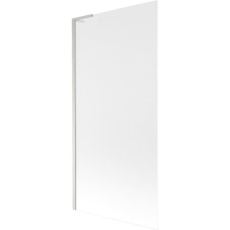 Mexen Next L paroi de baignoire à 1 volet 90 x 150 cm, givre, nickel brossé - 895-090-000-03-30-97