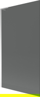 Mexen Next L paroi de baignoire 1-volet 100 x 150 cm, graphite, chrome - 895-100-000-03-40-01