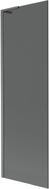 Mexen Next L paroi de baignoire pivotante à 1 panneau 60 x 150 cm, graphite, gris canon brossé - 895-060-000-03-40-66