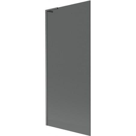 Mexen Next L pare-douche 1-volet 80 x 150 cm, graphite, gris canon brossé - 895-080-000-03-40-66