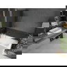 Franc su Next L pare-baignoire 1 battant 70 x 150 cm, graphite, nickel brossé - 895-070-000-03-40-97