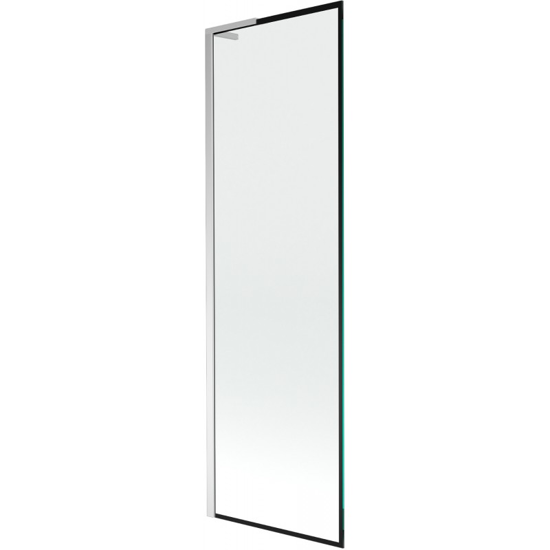 Paroi de baignoire Mexen Next L 1 volet 60 x 150 cm, motif noir, chrome - 895-060-000-03-70-01