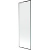 Mexen Next L paroi de baignoire 1-volet 60 x 150 cm, cadre noir, chrome - 895-060-000-03-70-01