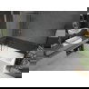 Mexen Next L paroi de baignoire 1-volet 70 x 150 cm, motif noir, chrome - 895-070-000-03-70-01
