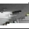 Mexen Next L paroi de baignoire 1-volet 70 x 150 cm, motif noir, chrome - 895-070-000-03-70-01