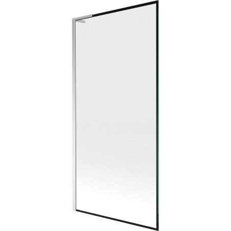 Paroi de baignoire Mexen Next L 1 volet 90 x 150 cm, motif noir, chrome - 895-090-000-03-70-01