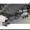 Mexen Next L paroi de baignoire 1 panneau 50 x 150 cm, motif noir, blanc - 895-050-000-03-70-20
